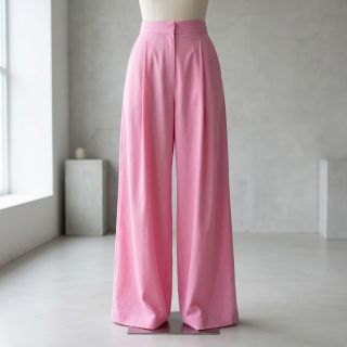 Cotton fabric with viscose light pink