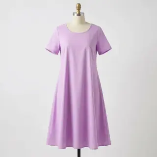 Cotton fabric with viscose lilac