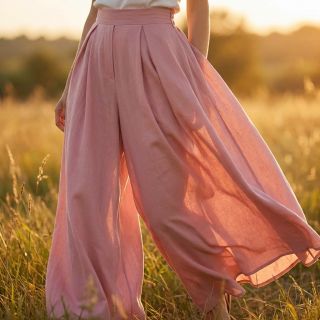 Cotton fabric with viscose light rose