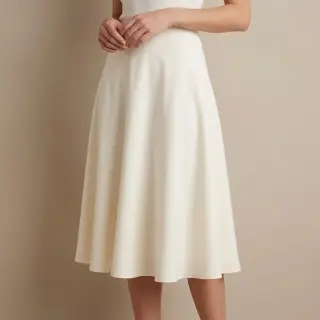 Cotton fabric with viscose ecru
