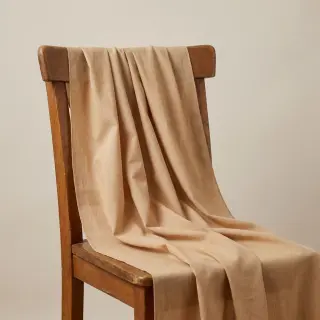 Cotton fabric with viscose sand