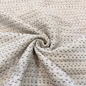 Decoration fabric PIQUE Khanta ecru