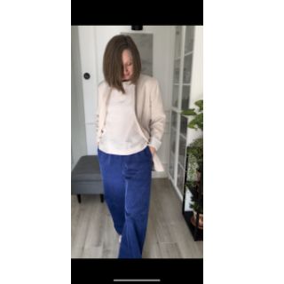 Corduroy 6W WASHED STRETCH cobalt