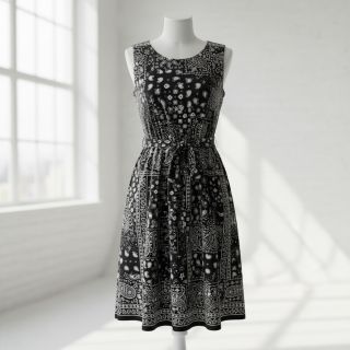 Cotton fabric Farwest noir