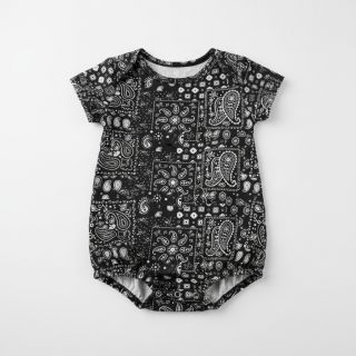 Cotton fabric Farwest noir