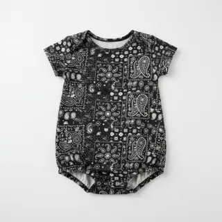 Cotton fabric Farwest noir