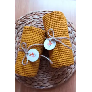 Waffle ochre