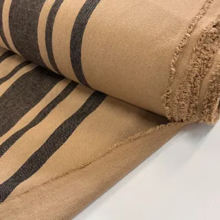 Decoration fabric Bernadette stripe lin noir