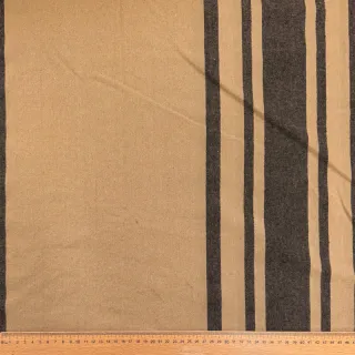 Decoration fabric Bernadette stripe lin noir