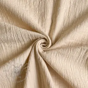 Double gauze/muslin SLUB SIMPLY NATURAL