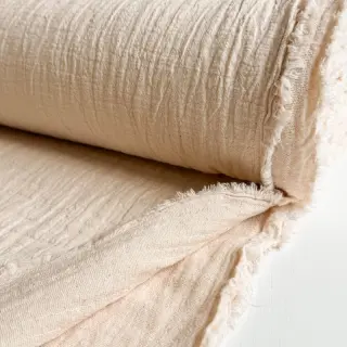 Double gauze/muslin SLUB SIMPLY NATURAL