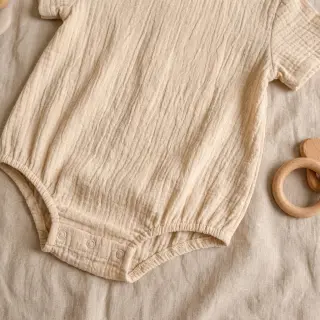 Double gauze/muslin SLUB SIMPLY NATURAL