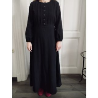 Cotton fabric with linen black