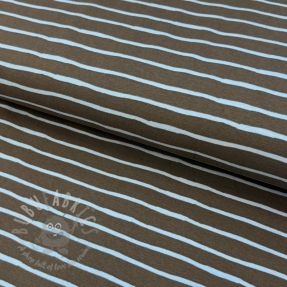 Jersey Stripes dark khaki