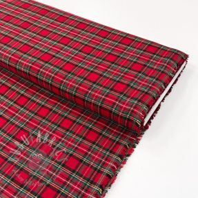 Cotton fabric LIGHT FLANNEL Check design G
