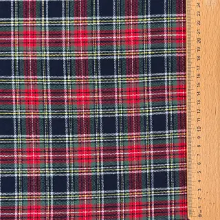 Cotton fabric LIGHT FLANNEL Check design C