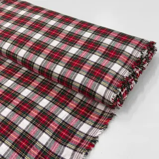 Cotton fabric LIGHT FLANNEL Check design D