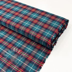Cotton fabric LIGHT FLANNEL Check design E