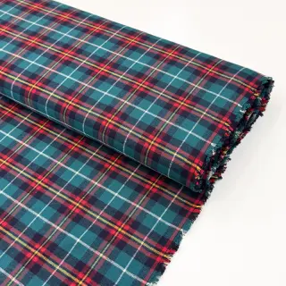 Cotton fabric LIGHT FLANNEL Check design E