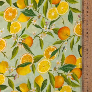 Viscose RAYON POPLIN Fruity design E