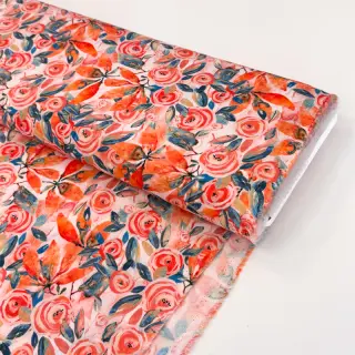 Viscose RAYON POPLIN Printed Rosie design B