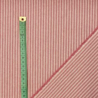 Decoration fabric DOBBY Colored stripe blush