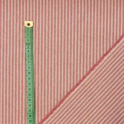 Decoration fabric DOBBY Colored stripe blush