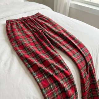 Cotton fabric LIGHT FLANNEL Check design G