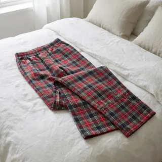 Cotton fabric LIGHT FLANNEL Check design C