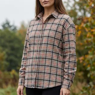 Cotton fabric LIGHT FLANNEL Check design F