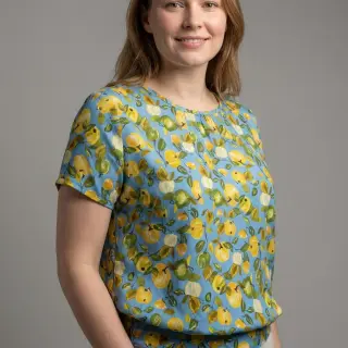 Viscose RAYON POPLIN Fruity design A