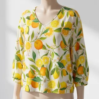 Viscose RAYON POPLIN Fruity design D