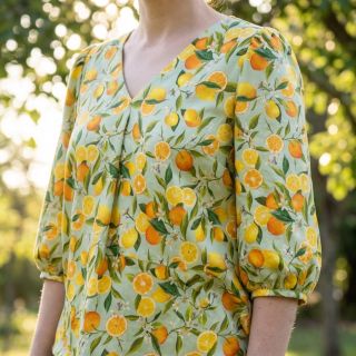 Viscose RAYON POPLIN Fruity design E