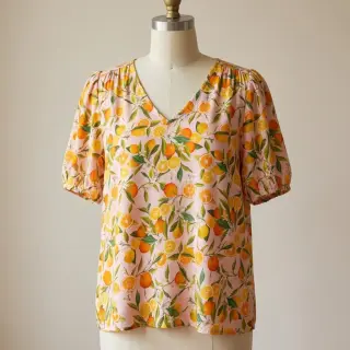 Viscose RAYON POPLIN Fruity design F