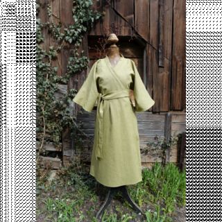 Linen enzyme washed moss