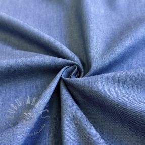 Cotton fabric JEANS Chambre dark jeans