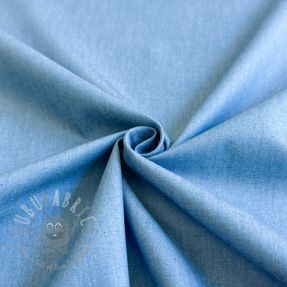 Cotton fabric JEANS Chambre light jeans