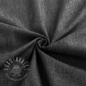 Cotton fabric JEANS Chambre black