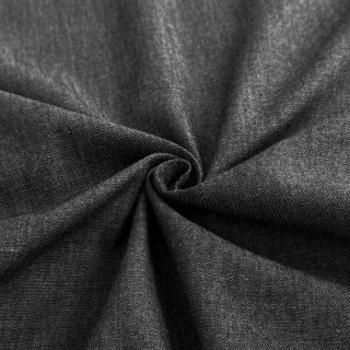 Cotton fabric JEANS Chambre black