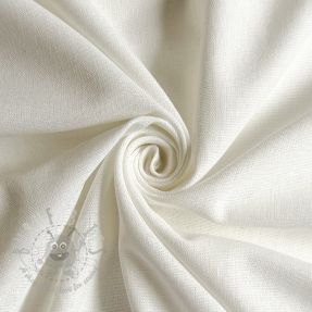 Cotton fabric with linen PREMIUM off white