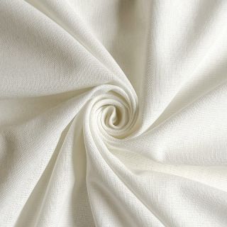 Cotton fabric with linen PREMIUM off white