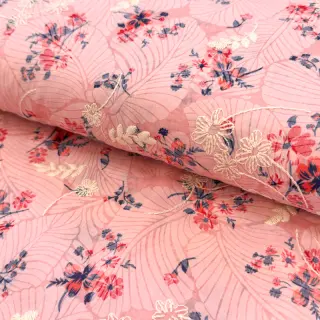 Cotton fabric with a blend Burny lovely pink
