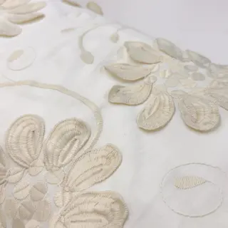 Cotton fabric EMBROIDERY Bellagio butter