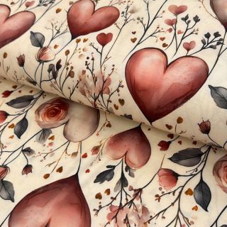 Jersey VISCOSE LYCRA HEAVY Combi design B