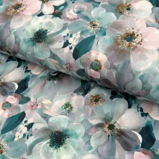 Jersey VISCOSE LYCRA HEAVY Classic flowers design B