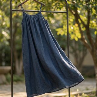 Linen SORONA navy