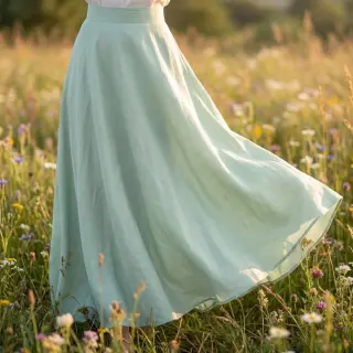 Linen SORONA mint