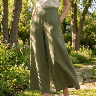 Linen SORONA green