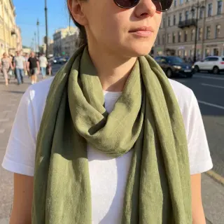 Linen SORONA green