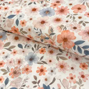 Linen viscose Sweet and small design B